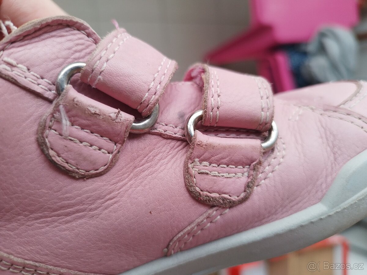 Barefoot kotníkové boty Superfit Superfree Nappa Rosa vel. 2 - 7