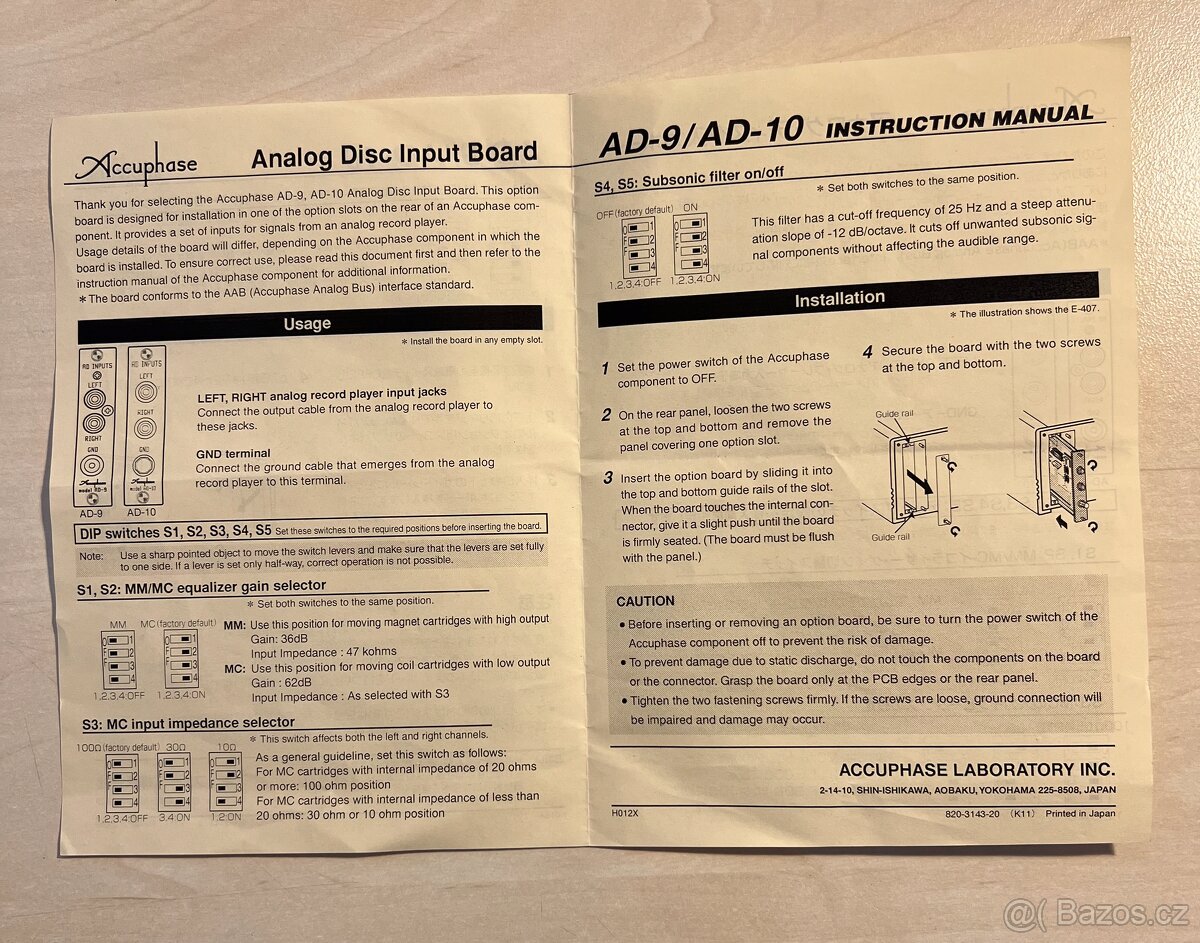 ACCUPHASE AD - 10 - 7