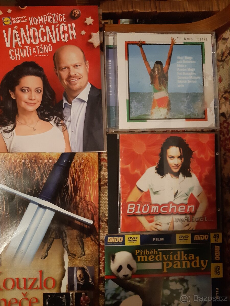 DVD filmy, CD hudba 27 ks originály - 7