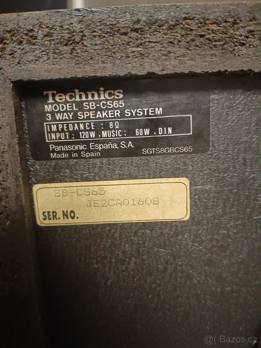 Technics SB-CS65 Reproduktory regálové - 7