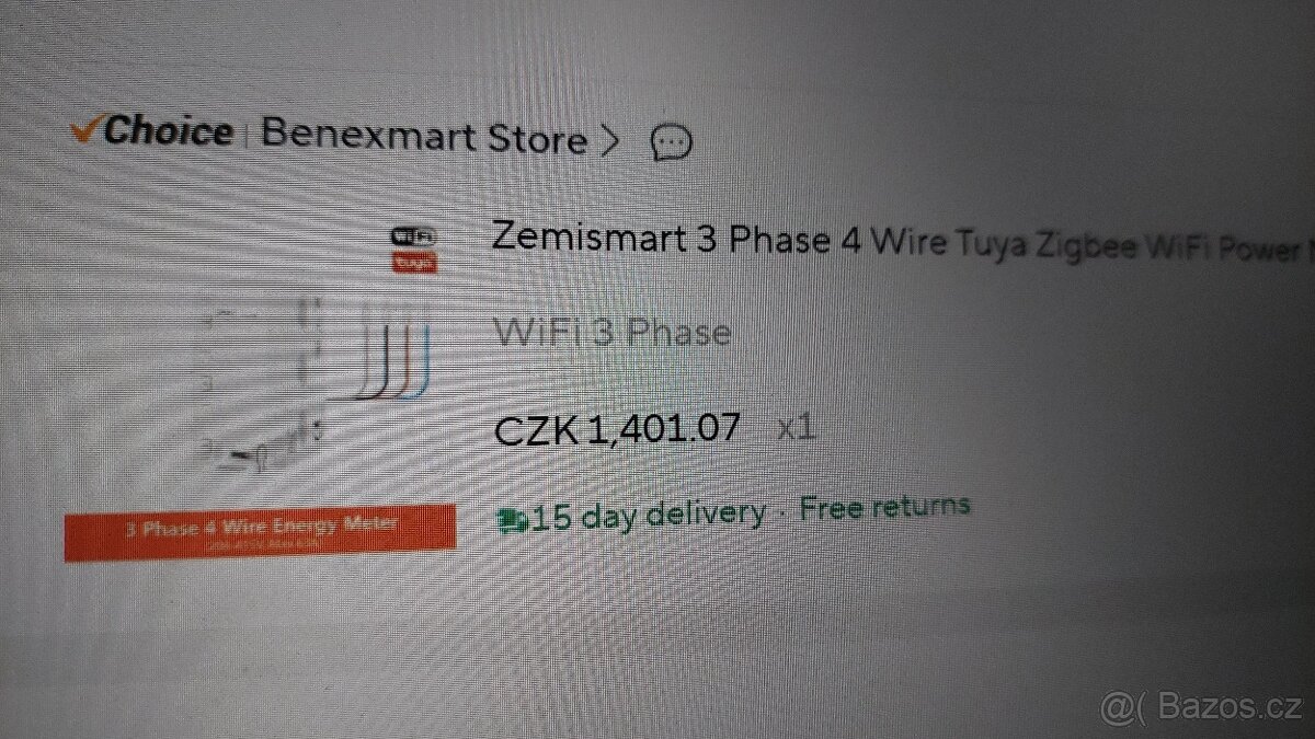 Tuya 3 fázový wifi měřič - 7