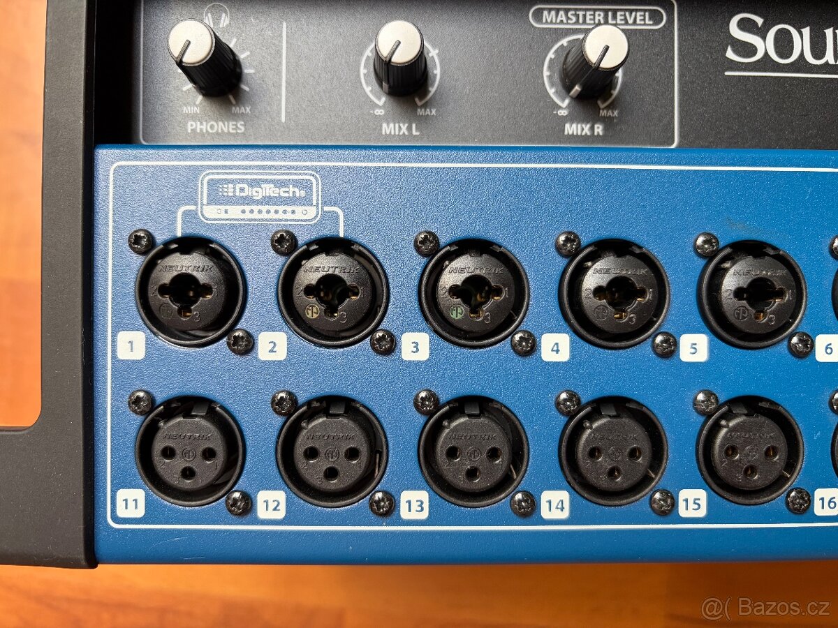Prodám digitální mix Soundcraft UI24R - 7