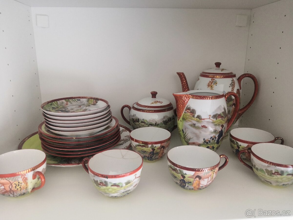 Starý Čínský porcelánový servis. - 7