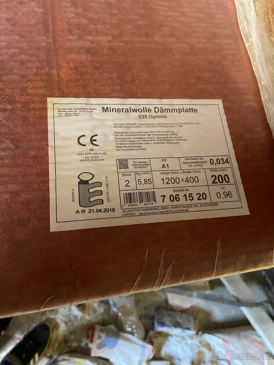 Prodám izolační materiál – kamenná vata, polystyren - 7