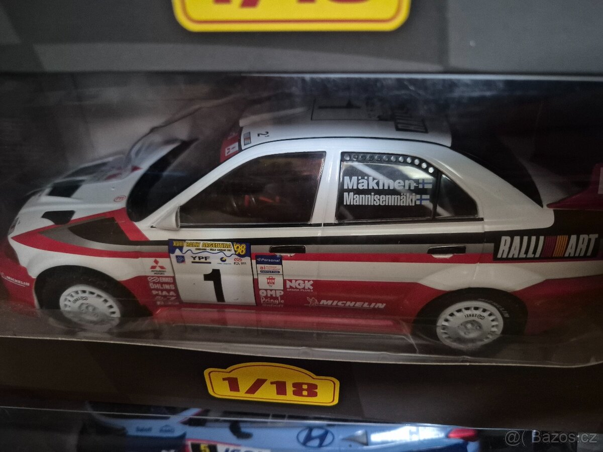 Rally modely 1:18 , ceny u foto.Toyota,mitsubishi,ford.. - 7