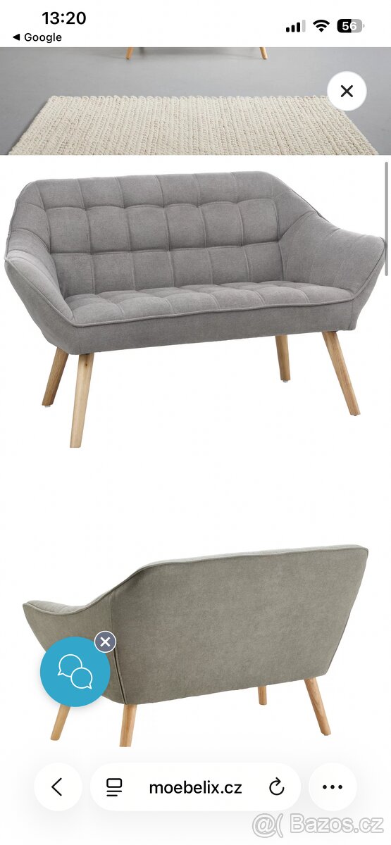 Dvoumístná pohovka - 7