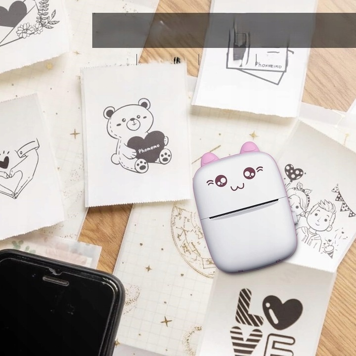 Přenosná Termální tiskárna Bluetooth Android iOS - 7