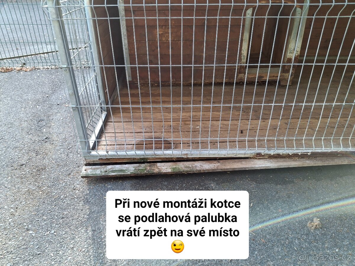 Kotec pro psa (3 × 2m) + zateplená bouda - 7