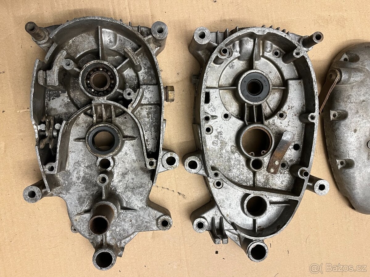 Kartery + víko spojky Jawetta / Jawa 551 - párové - 7