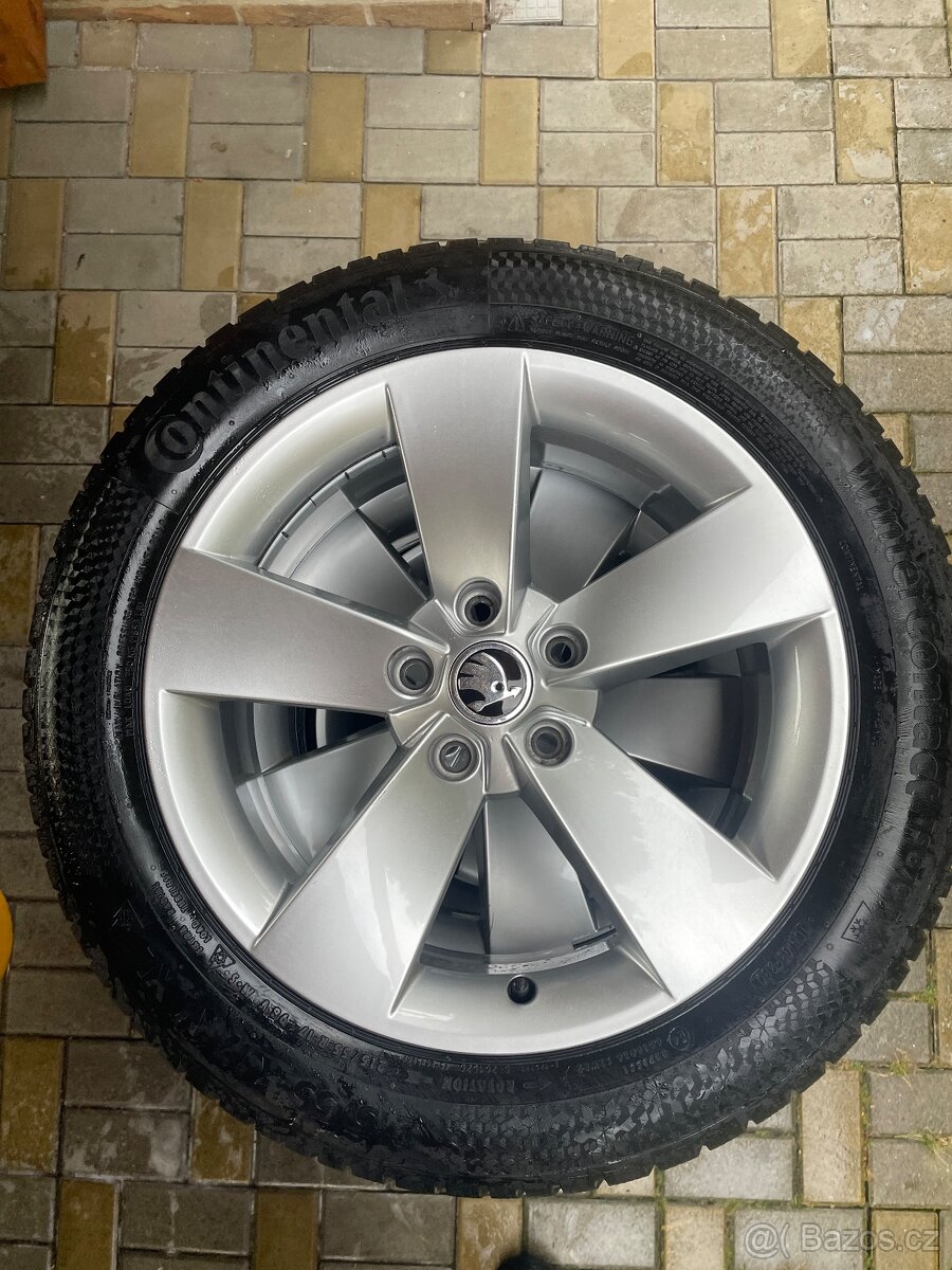 Zimní sada kol Škoda 215/55 R17 - 7