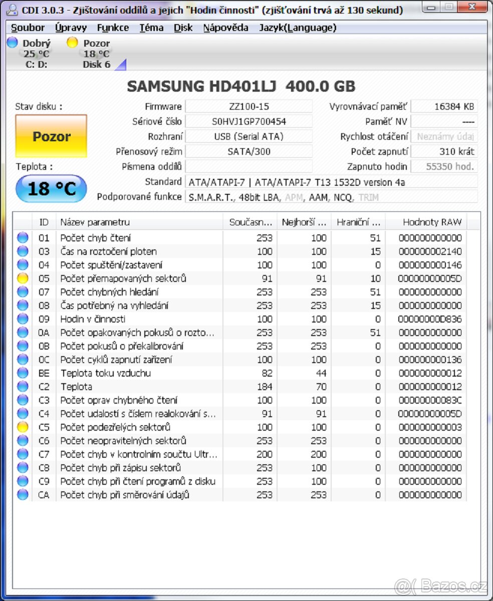 HDD 3,5" 320GB 400GB 500GB 1TB WD Samsung - 7