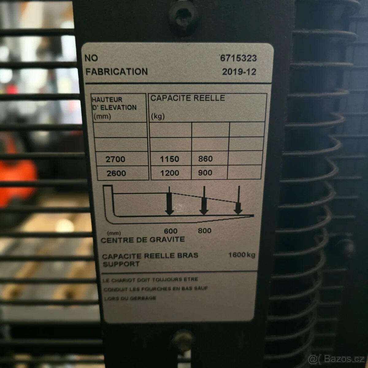 Toyota BT SWE 120L • 2019 • Duplex • sklopná plošina • 1600 - 7