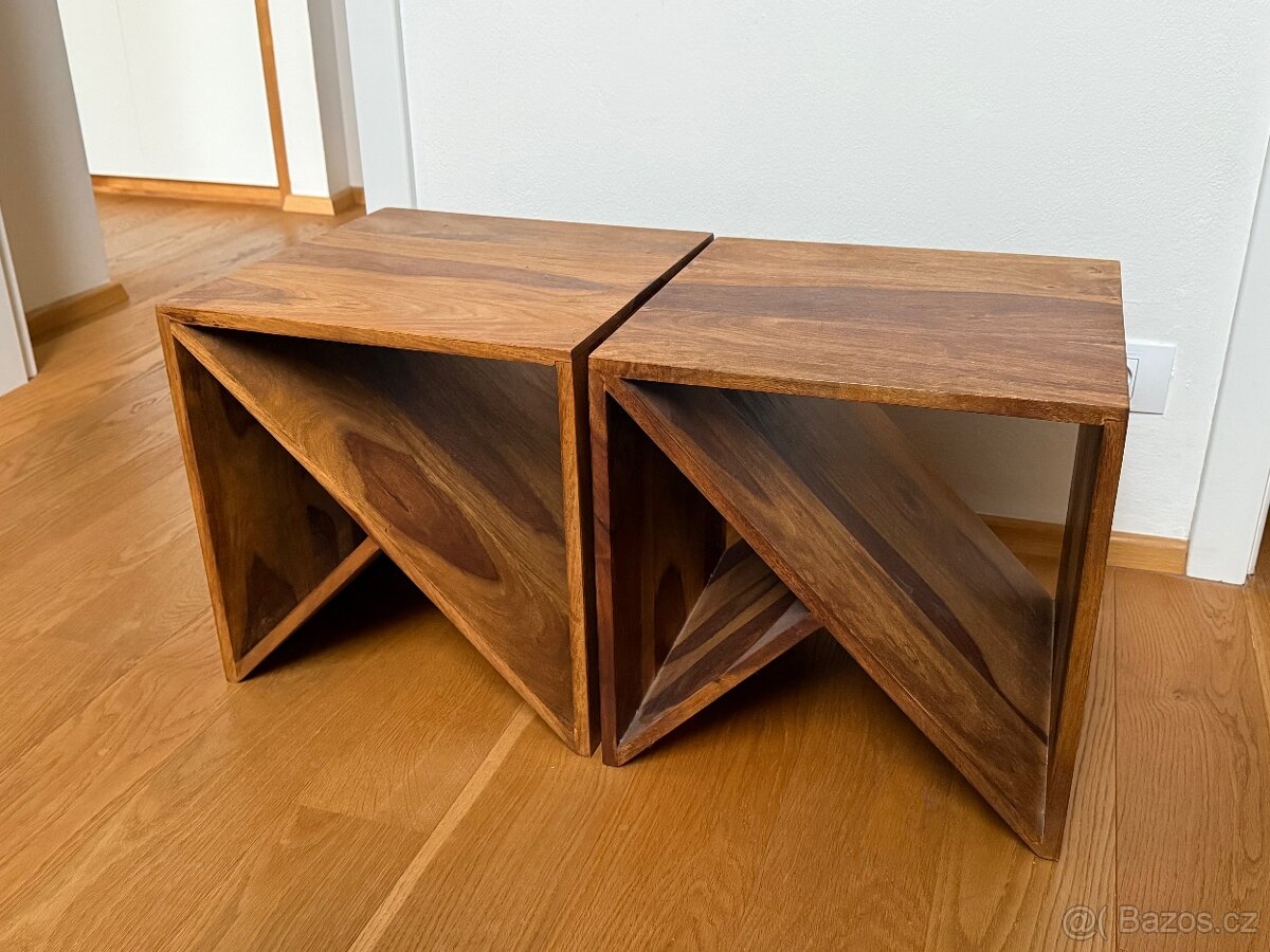 Odkládací/noční stolky 2ks - 7