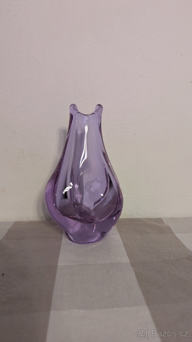 Vázička hutní sklo - 7