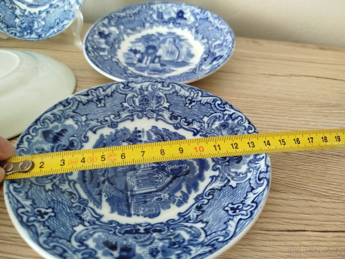 Sada talířků anglický porcelán - 7