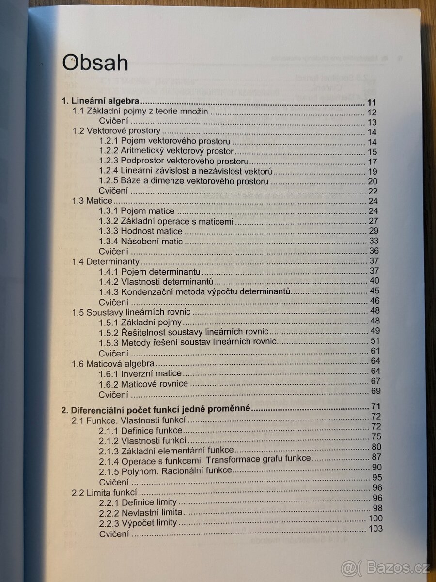 Matematika pro studenty ekonomie - 7