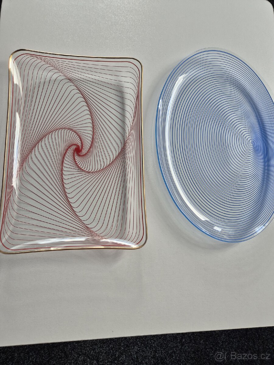 Op art talířky/tácky - 7