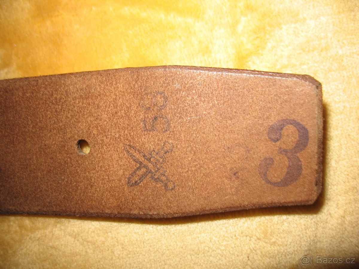 Vojenský opasek, armáda, military, jízdní, R.U. ČSR - 7