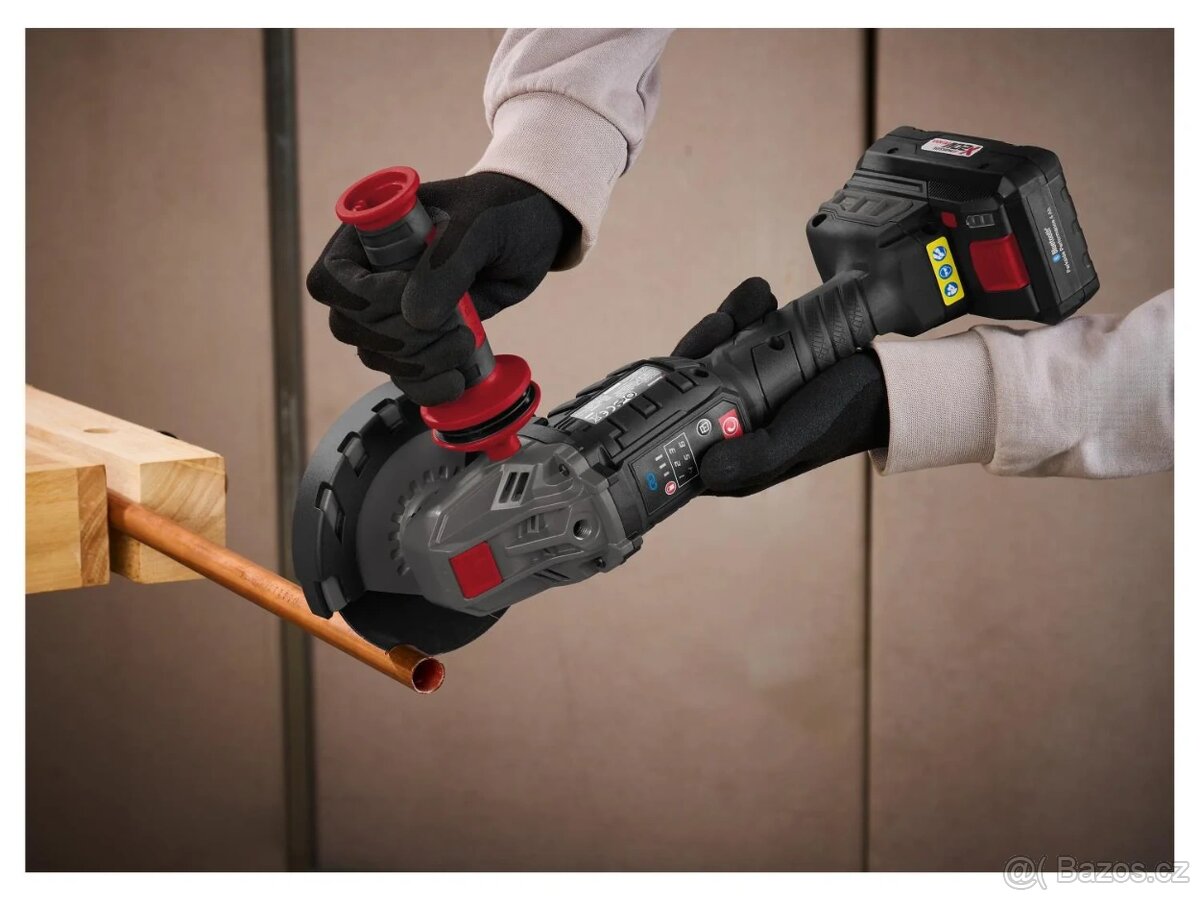 Zcela nová Parkside úhlová bruska + 4 Ah baterie + nabíječka - 7