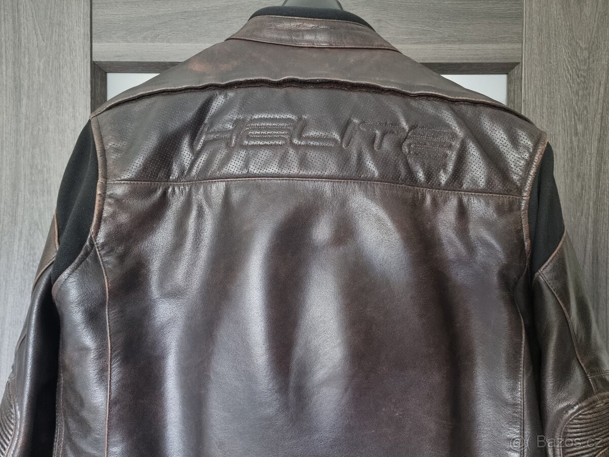 Airbagová bunda Helite Roadster hnědá kožena, XXL - 7