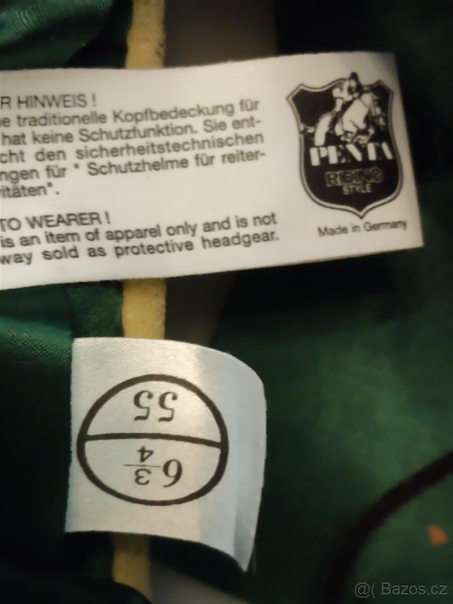 Jezdecká sametová přilba - 7