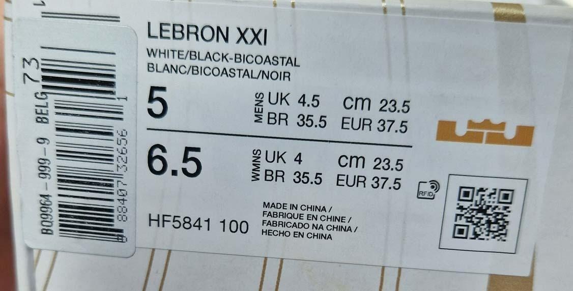 NIKE LEBRON 21 Boty Tenisky Dámské Nové velikost EUR 37.5 - 7