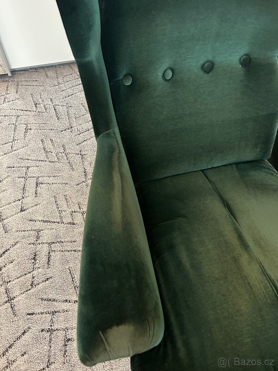Křeslo ikea Strandmon a podnožka - 7