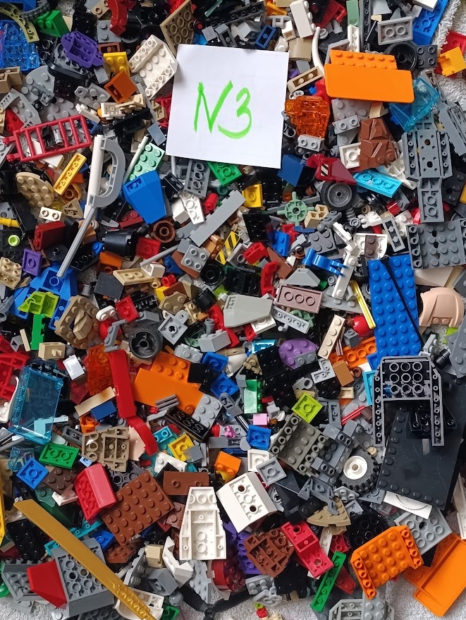 Lego klasik MIX 2 kg, sada N3 - 7