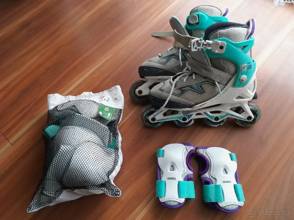 In line kolečkové brusle +sada chrániče - 7