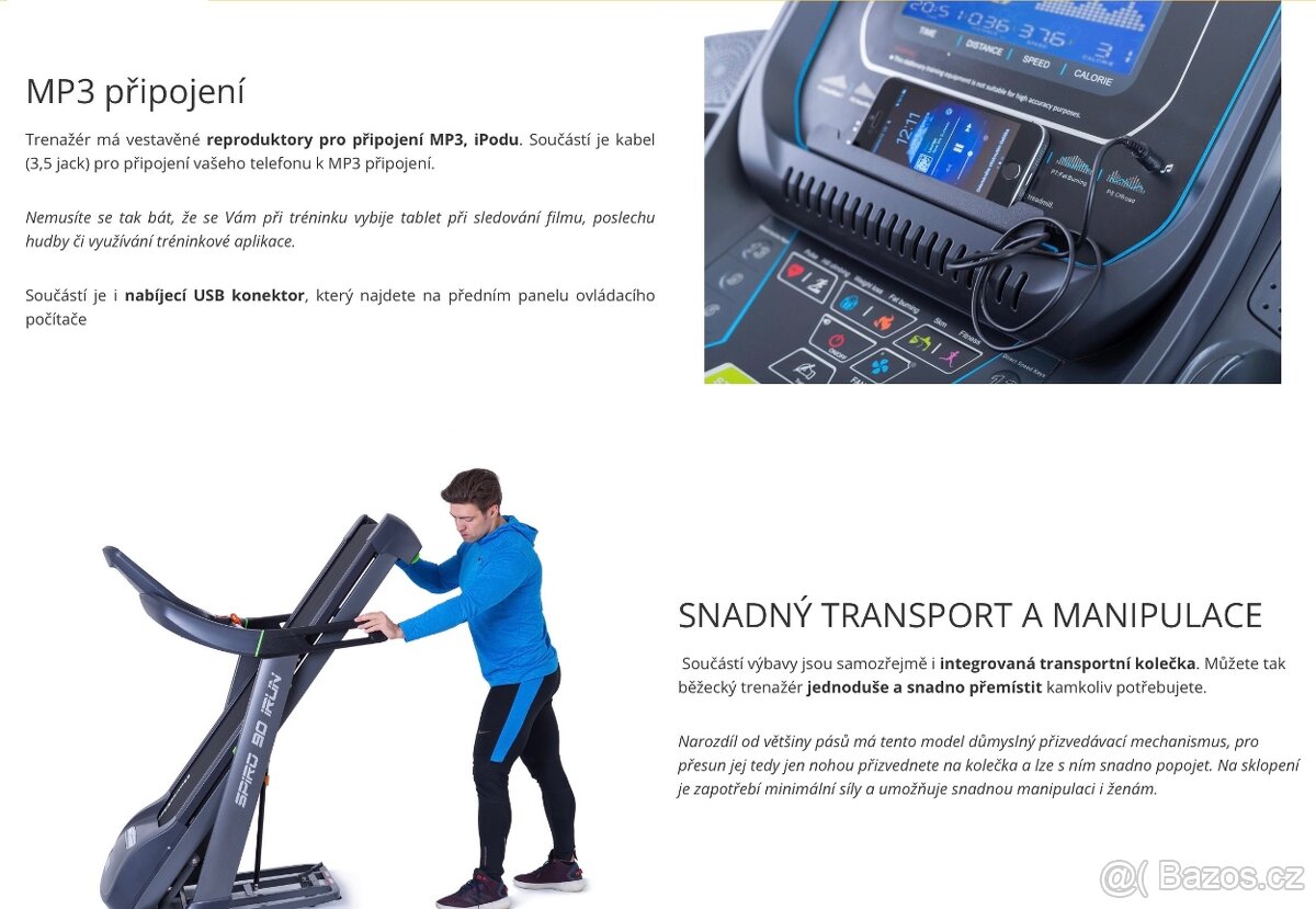 Běžecký pás Hausefit Spiro 90 - 7