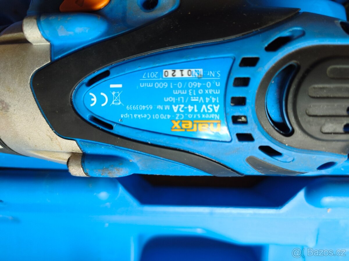 Aku vrtací šroubovák NAREX ASV 14-2A - 7