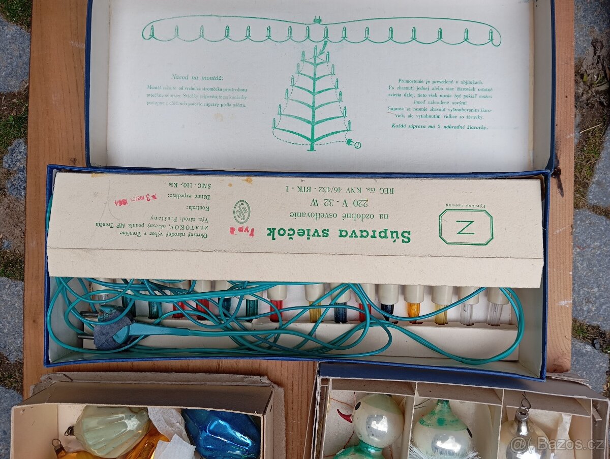 Vánoční dekorace a ozdoby staré - 7