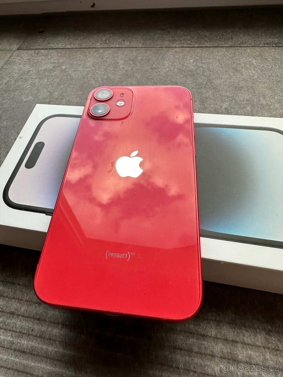 iPhone 12 mini RED + Mag Safe baterie - 7