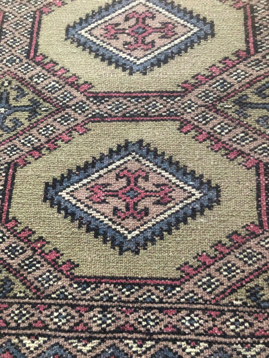 Ručně vázaný koberec, běhoun Buchara - 7