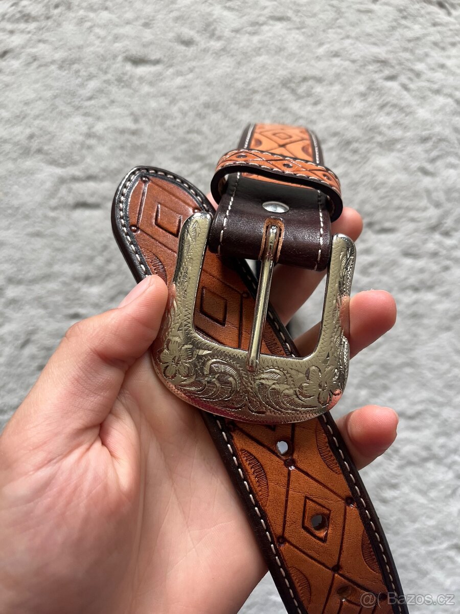 Westernový opasek POOLS - 7