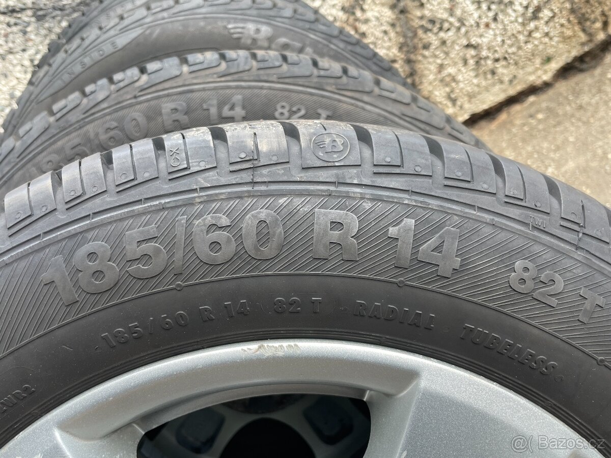 Alu kola + pneu 185/60 R14 - 7