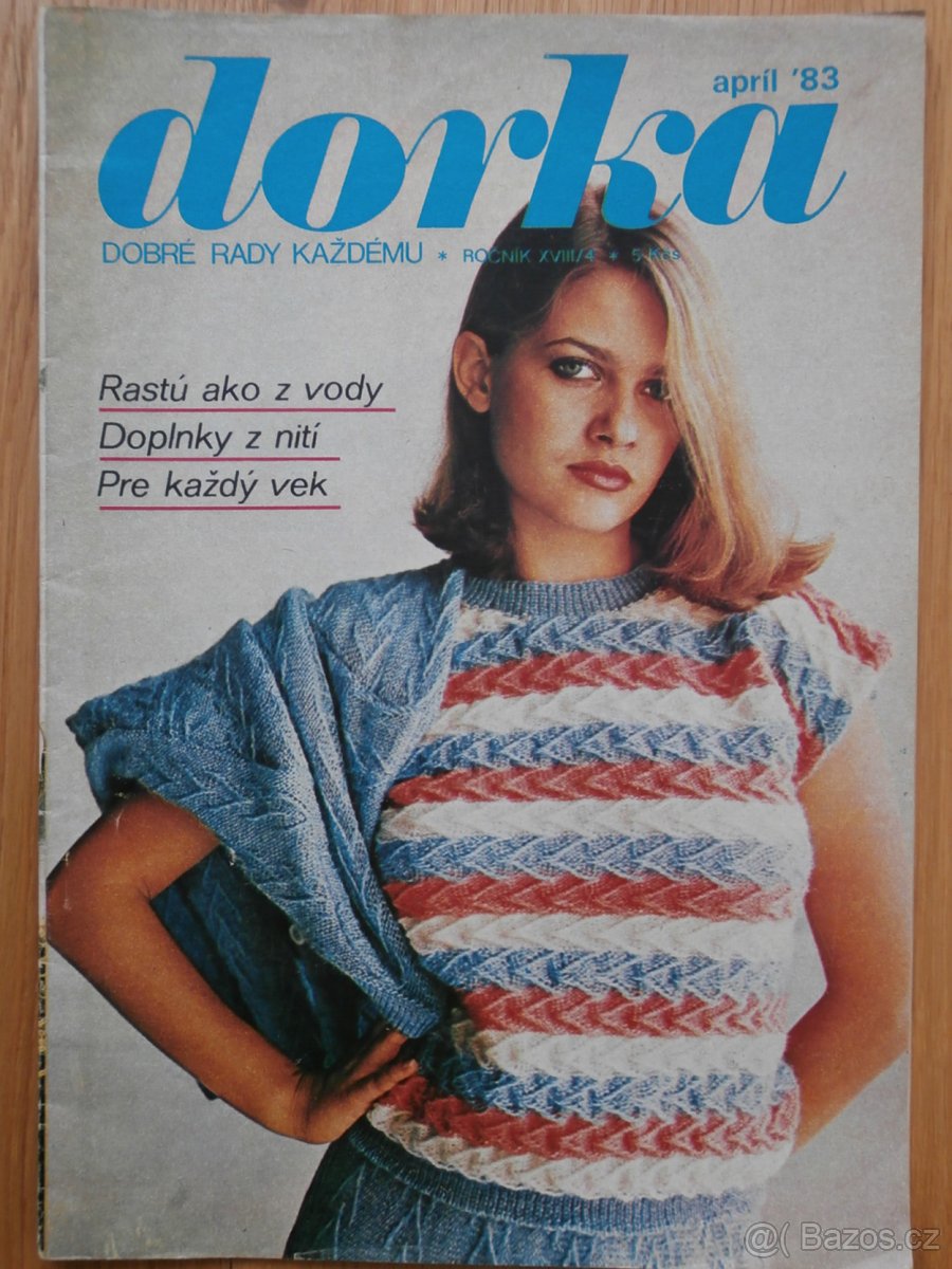 9 x slovenský módní časopis DORKA. 1975, 1977, 1979, 1982 - 7