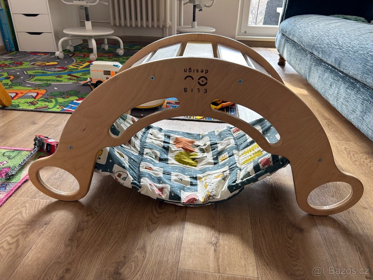 Elis design drevena montessori houpacka - 7