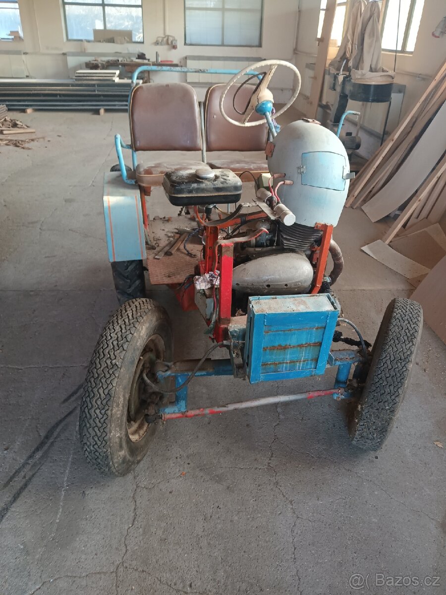 Malotraktor domácí výroby - 7