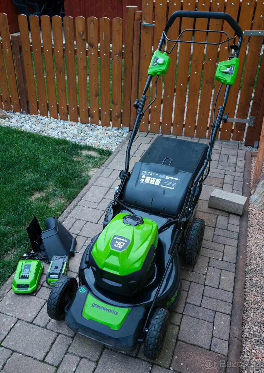 Aku sekačka 40V/40cm Greenworks - 7