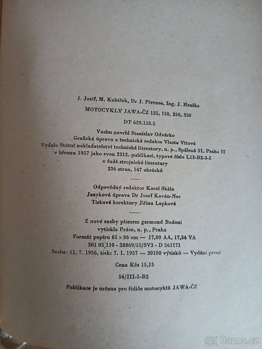 Motocykly JAWA-ČZ 125, 150, 250, 350 - 7
