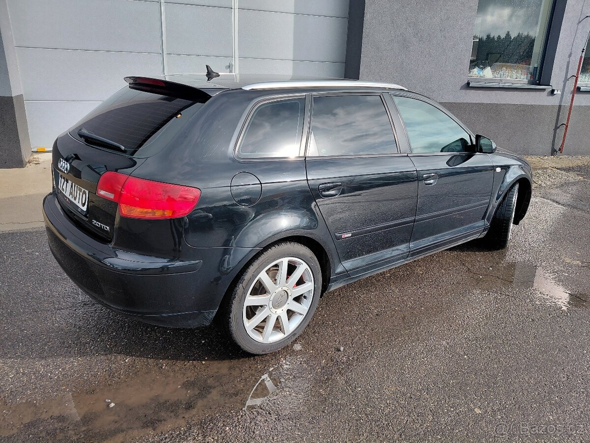 AUDI A3 2.0TDI 103 kW S-LINE r. 08 PO ROZVODECH, VELMI PĚKNÝ - 7