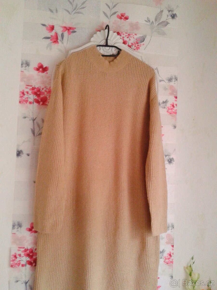Teplé a měkoučké pletené šaty 40/42 - 7