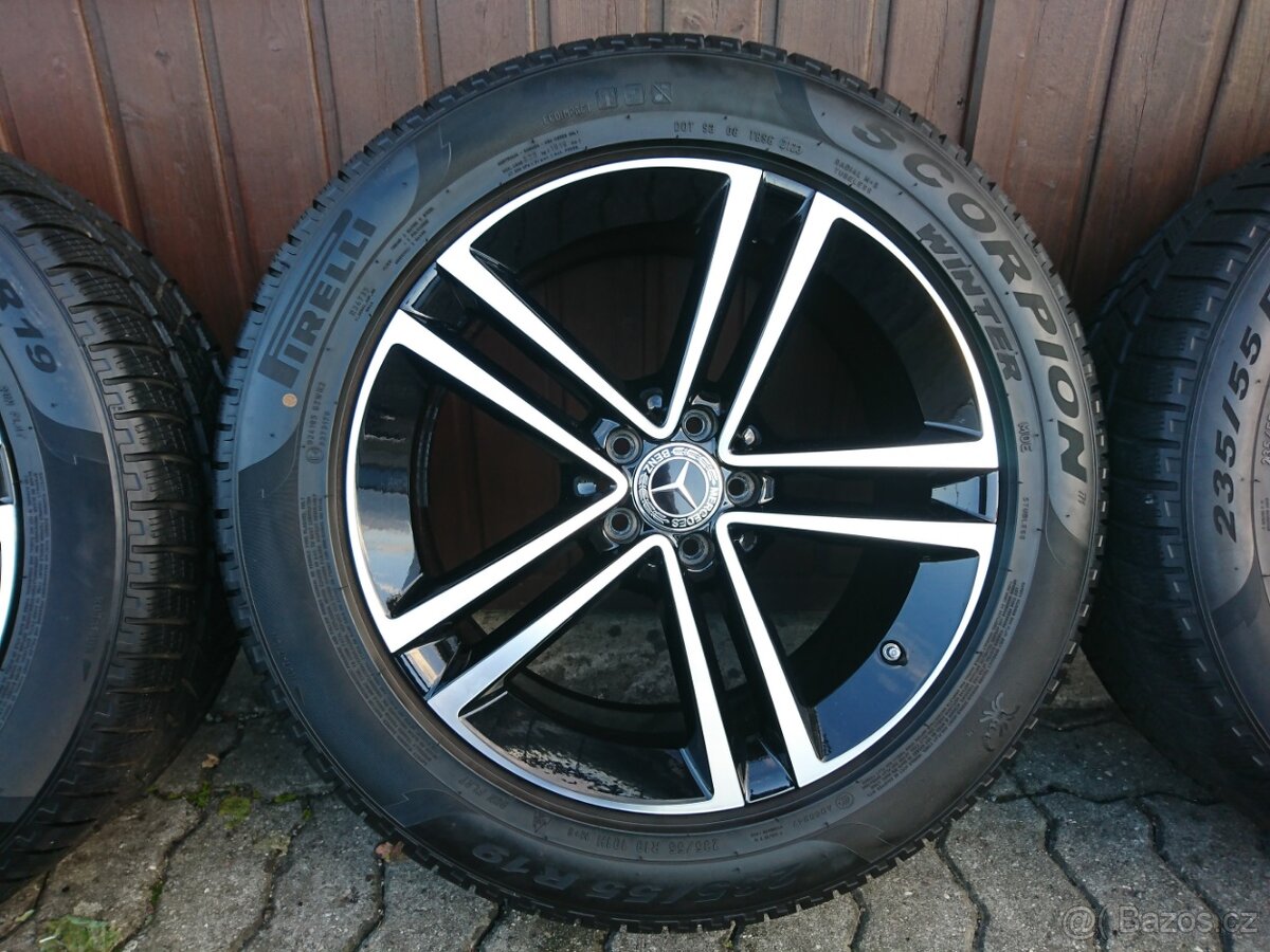 Mercedes Benz GLC zimní Originální alu kola 235/55/19 5x112 - 7