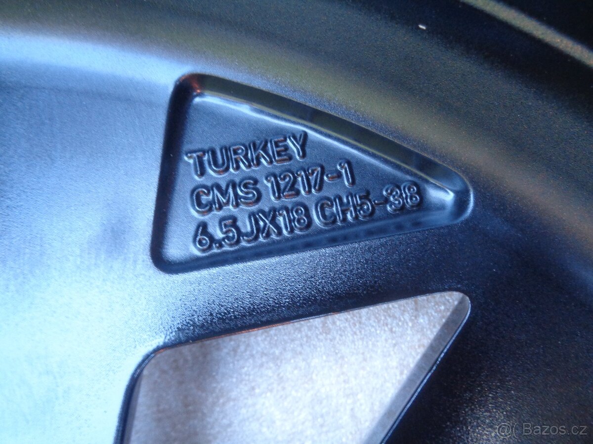 Alu kola/disky 5x114,3 r18 Originál Renault - Nové - 7