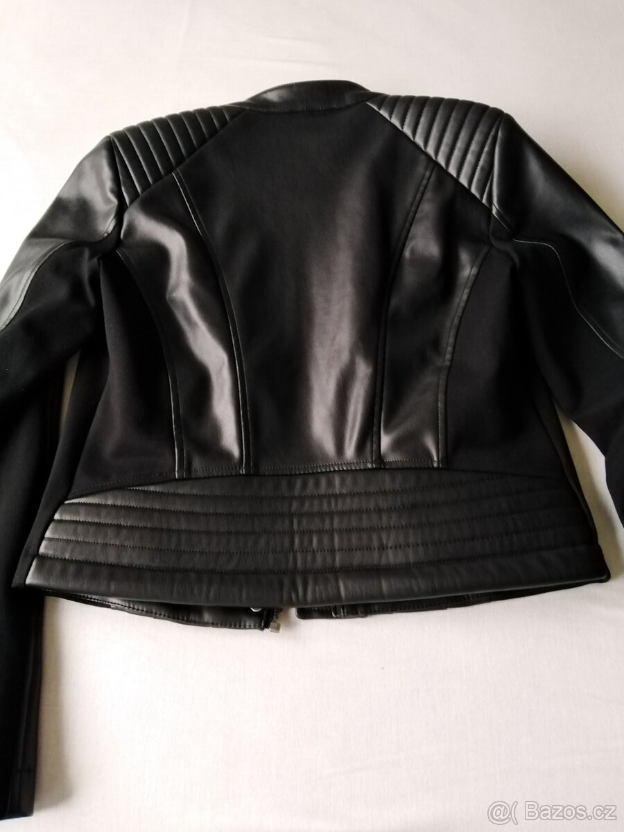 Kožená bunda zn. Guess originál, velikost S, nová - 7