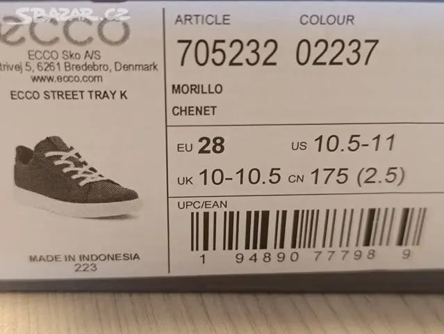 Nové dětské kožené boty Ecco vel.28 - 7