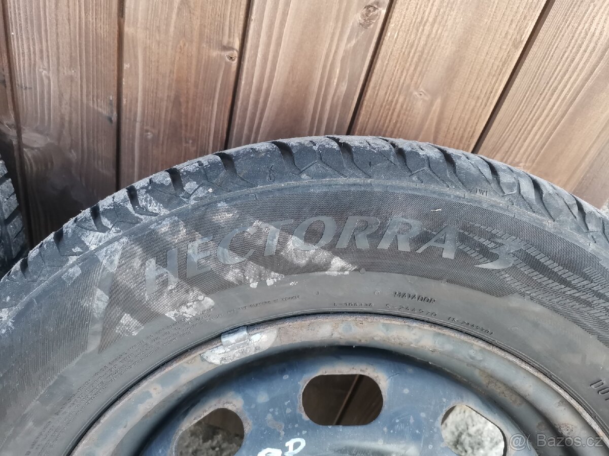 Sada plechových disků 5x100 R15 - 7