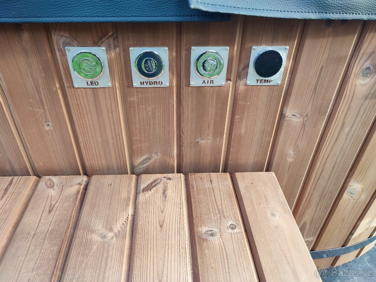 Koupací sud (ThermoWood - full set) hranatý - 7