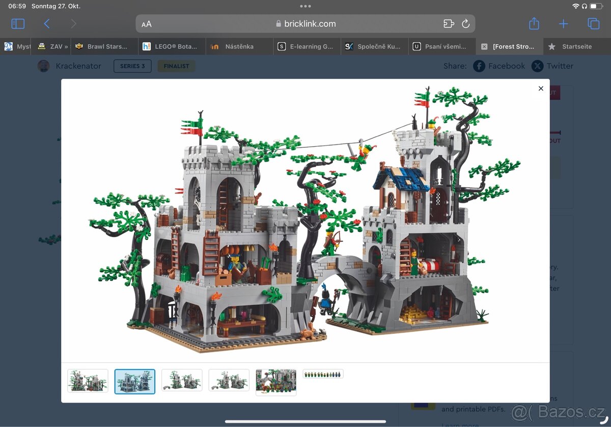 LEGO Bricklink 910043 - Lesní pevnost (Forest Stronghold) - 7